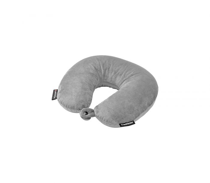 Комфортна възглавница за път Wenger Microbead Travel Pillow сива