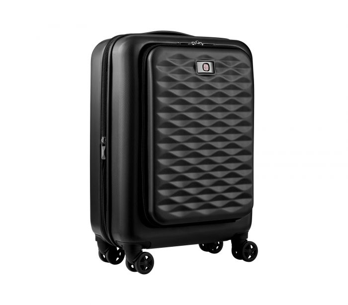 Куфар Wenger Lumen Expandable Hardside Luggage 20'' Dual Access, разтегателен, 36 л черен
