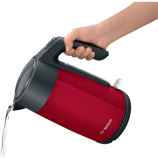 Електрическа кана Bosch TWK7L464, червена