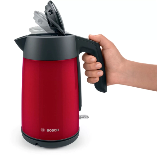 Електрическа кана Bosch TWK7L464, червена