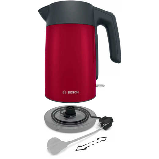 Електрическа кана Bosch TWK7L464, червена