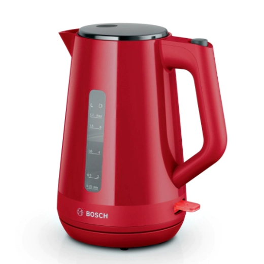 Електрическа кана Bosch TWK1M124, 2400 W - червена