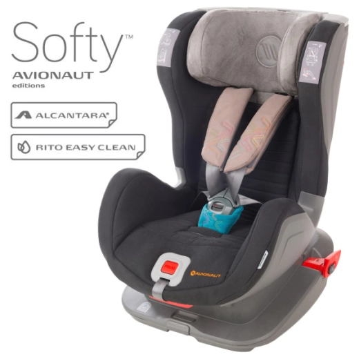 Столче за кола Avionaut Glider Softy 9-25 кг - сиво/синьо F.04 