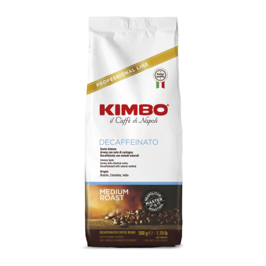 Кафе на зърна Kimbo Espresso Decaff - 500 г