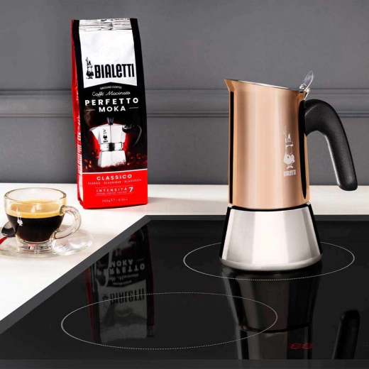 Кафеварка Bialetti New Venus Rame 2 чаши, индукционна медна