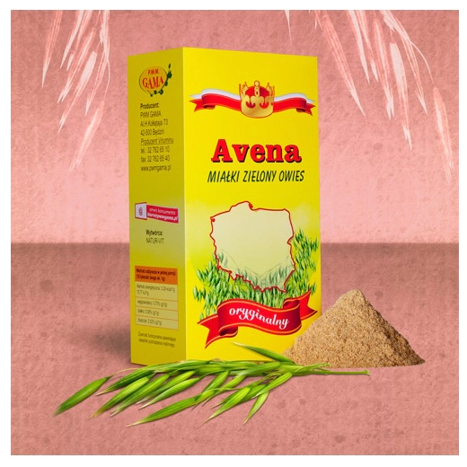 Фин зелен овес P.W.M.GAMA Avena 250 г