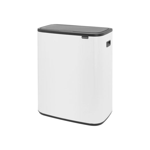 Кош за смет Brabantia Bo Touch White, 2 х 30 л