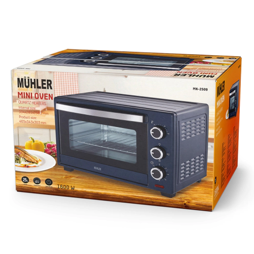 Мини фурна Muhler MN-2509, син