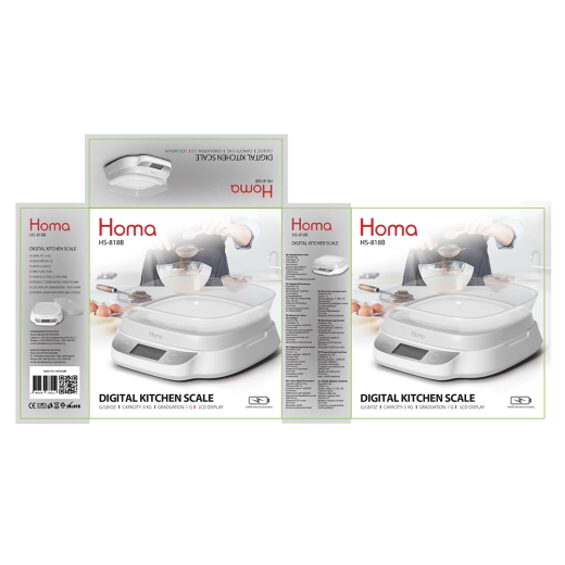 Кухненска везна Homa HS-818B, купа