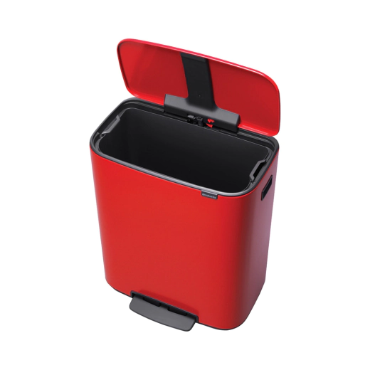 Кош за смет Brabantia Bo Pedal Passion Red, 60 л