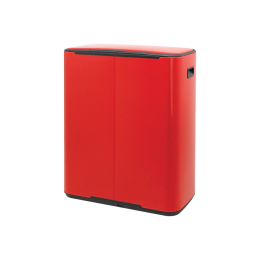 Кош за смет Brabantia Bo Pedal Passion Red, 60 л