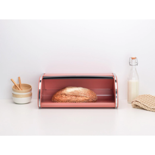Кутия за хляб Brabantia Roll Top Terracotta Pink