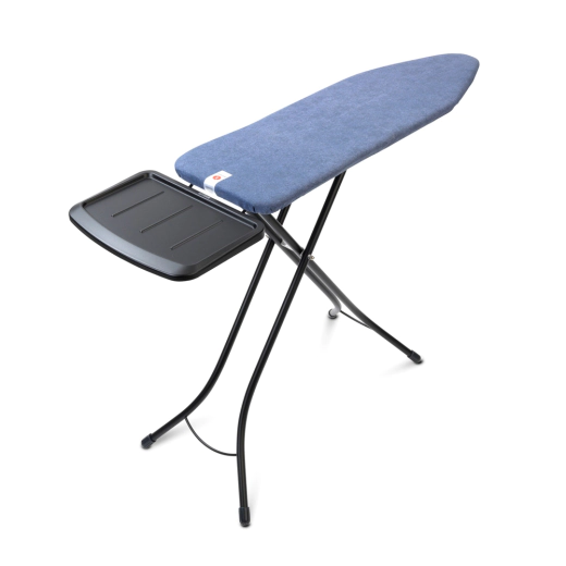 Маса за гладене с поставка за парогенератор Brabantia Denim Blue, 124 x 38 см