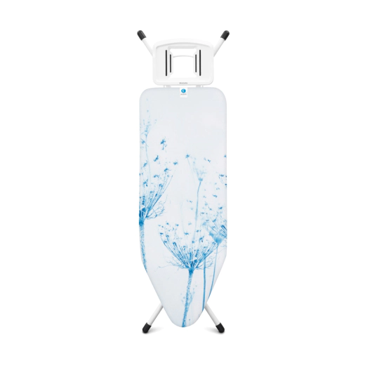 Маса за гладене с масивна поставка за ютия Brabantia Cotton Flower, 124 x 45 см
