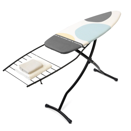 Маса за гладене с топлоустойчива зона за ютия Linen Rack Spring Bubbles, 135 x 45 см 
