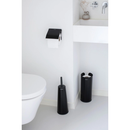 Аксесоари за тоалетна Brabantia Balance Collection Matt Black, 3 части