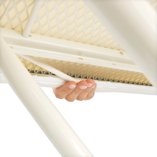 Маса за гладене с масивна поставка за ютия Brabantia Pink Santini, 124 x 38 см