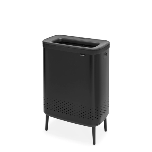 Кош за пране Brabantia Bo Matt Black, 2 х 45 л