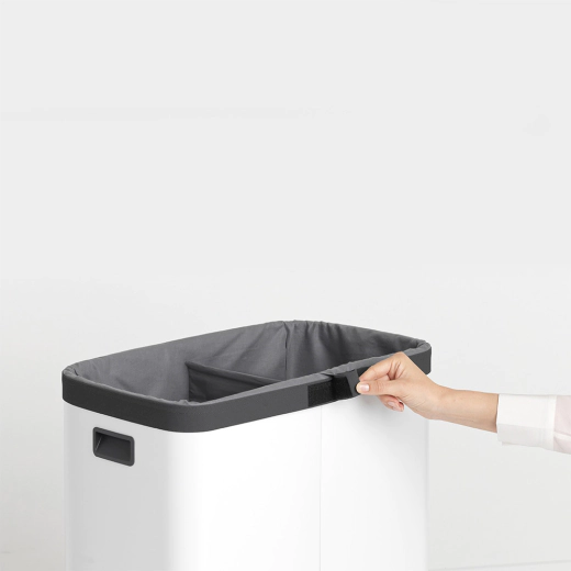 Торба за кош за пране Brabantia Bo Grey, 2 x 45 л