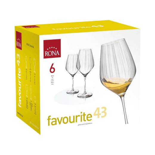 Чаша за вино Rona Favourite 7361 360 мл, 6 броя