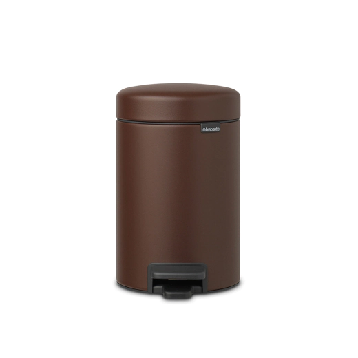 Кош за смет с педал Brabantia NewIcon 3 л, Mineral Cosy Brown