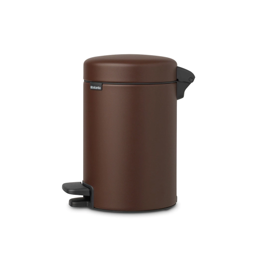Кош за смет с педал Brabantia NewIcon 3 л, Mineral Cosy Brown