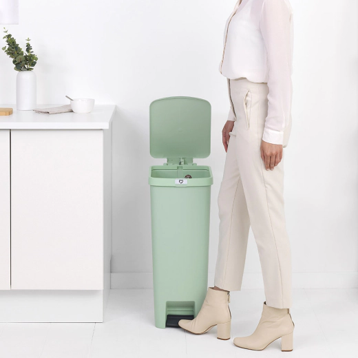 Кош за смет с педал Brabantia StepUp 40 л, Jade Green