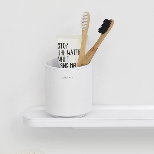 Стойка за четки за зъби Brabantia MindSet Mineral Fresh, White