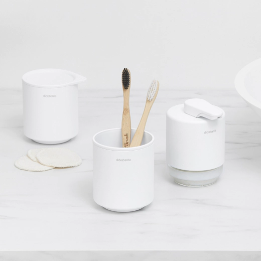 Кутия за аксесоари за баня Brabantia MindSet Mineral Fresh White
