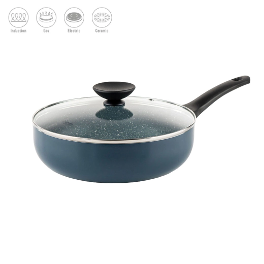 Тиган дълбок с капак Luigi Ferrero Prima FR-2634L - 26x7.5 см, 3.4 л