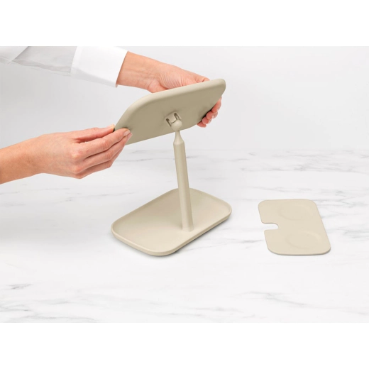 Огледало с поставка за принадлежности Brabantia ReNew, Soft Beige