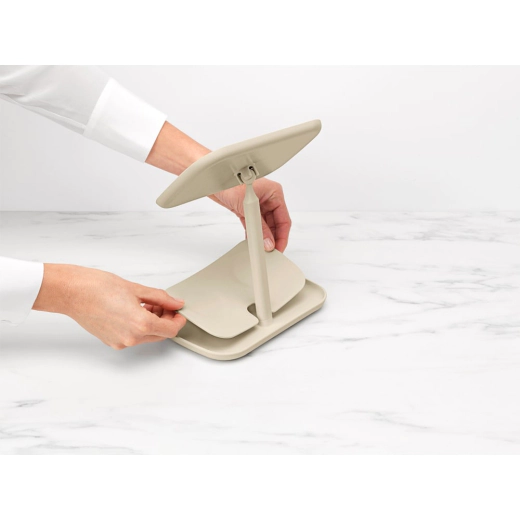 Огледало с поставка за принадлежности Brabantia ReNew, Soft Beige