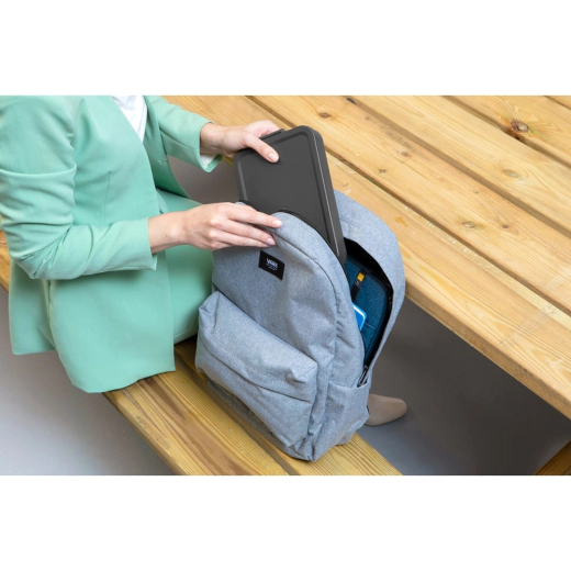 Кутия за обяд Brabantia Make&Take 1.1 л, Dark Grey, плоска