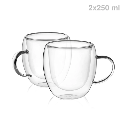 Чаши за чай и кафе Luigi Ferrero Coffeina FR-8042 - 250 мл, 2 броя
