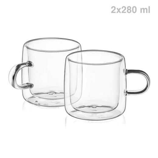 Чаша за чай и кафе Luigi Ferrero Coffeina FR-8053 - 280 мл, 2 броя