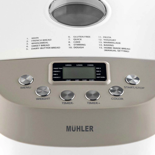 Промо-комплект хлебопекарна Muhler MBM-1509 и кухненска везна KSC-2027 до 5kg