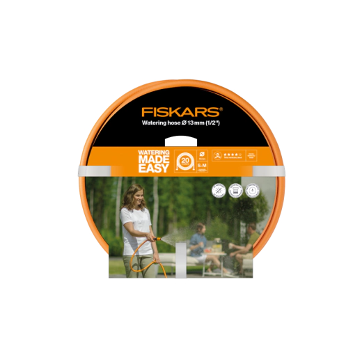 Градински маркуч Fiskars 1023647, 1/2" 20м Q4