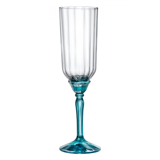 Комплект от 6 бр. чаши за пенливи вина Bormioli Rocco Florian Blue