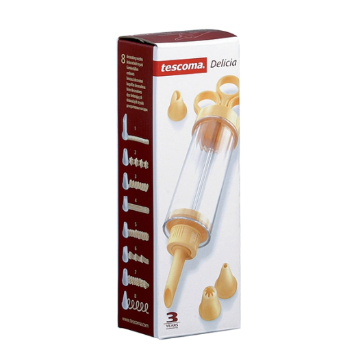 Шприц Tescoma Delicia, 8 приставки