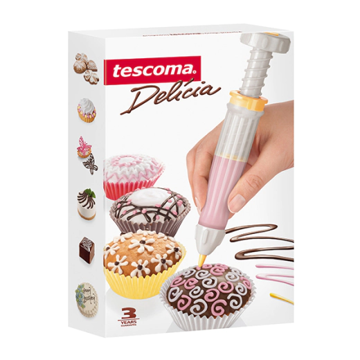 Уред за декорация Tescoma, 5 приставки