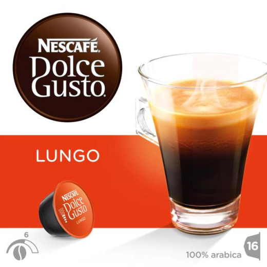 3 кутии по 16 броя кафе капсули Nescafe Dolce Gusto CAFFE LUNGO