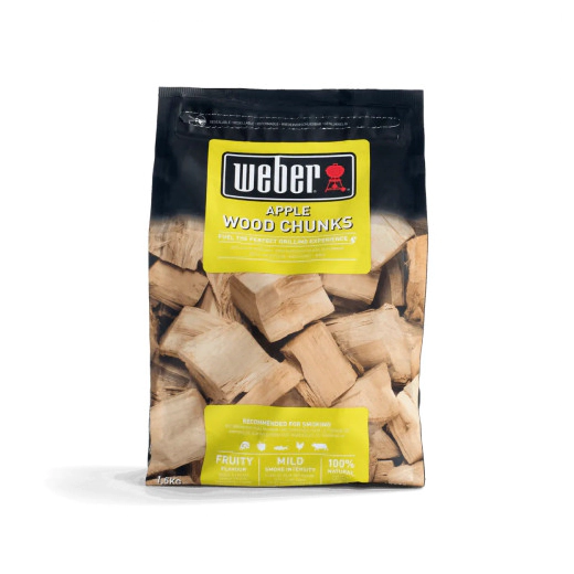 Дървени парчета за опушване Weber, ябълка, 1,5 кг