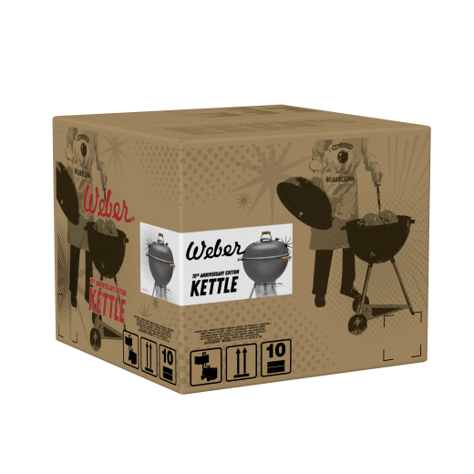 Барбекю на въглища Weber 70th Anniversary Kettle, 57 см