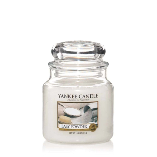 Ароматна свещ в среден буркан Yankee Candle Baby Powder