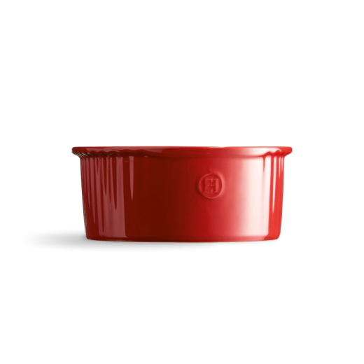 Керамична купа за суфле Emile Henry Souffle Baking Dish 23 см - цвят червен