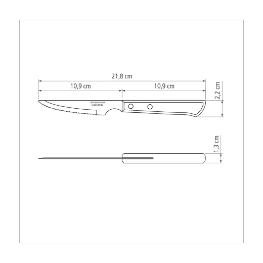 Нож за стек Tramontina Polywood 4"