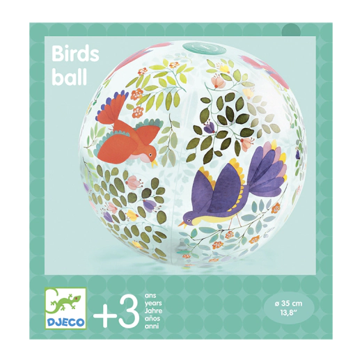 Надуваема топка Djeco Birds