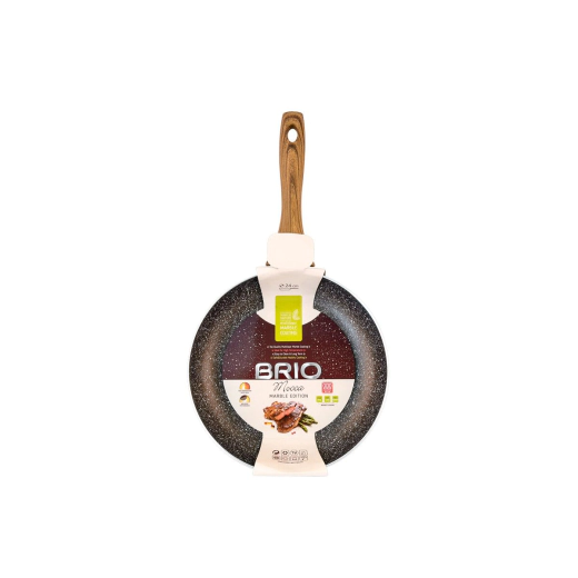 Тиган  за палачинки с незалепващо покритие Brio Mocca Marble Edition 25 см