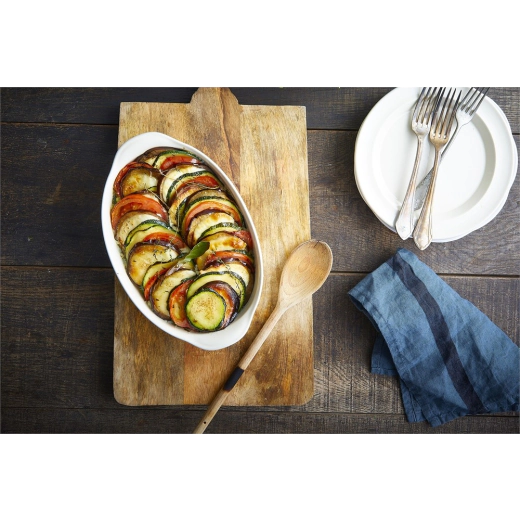 Керамична овална форма за печене Emile Henry Oval Oven Dish 35/22,5 см - цвят екрю