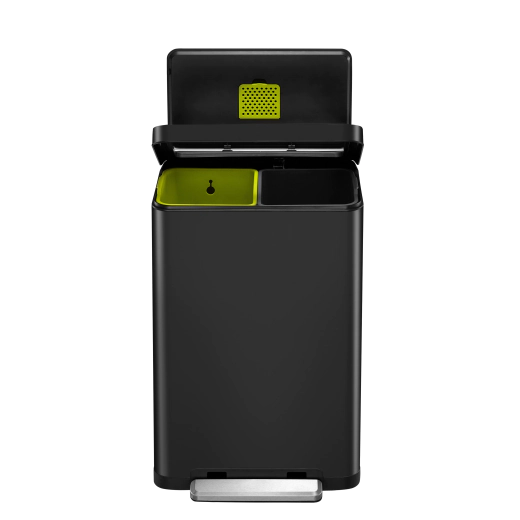 Кош за разделно събиране Eko X-cube 2 х 20 л - черен